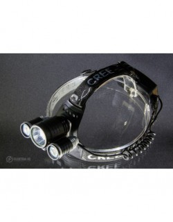 Stirnlampe Scheinwerfer CREE T6 + 2 x R2 - LC001